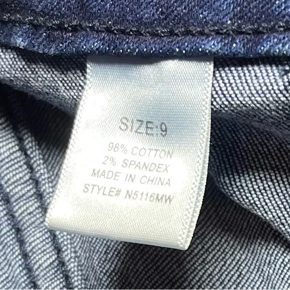 Fashion Nova Dark Blue Flare Jeans - Picture 7 of 8